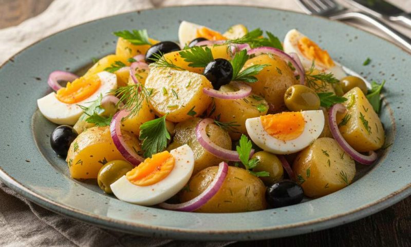 Salată Orientală cu Cartofi